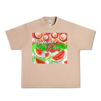 Burro Watermelon and coconut summer 20oz skinny tumbler Urban Heavy Tee - FaDigitalArtStudio