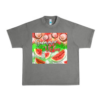 Tornado Watermelon and coconut summer 20oz skinny tumbler Urban Heavy Tee - FaDigitalArtStudio