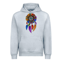 Heather Grey pride sunflower dreamcatcher Urban Hoodie - JahusDesignShop