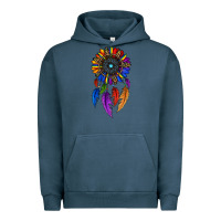 Pigment Midnight Navy pride sunflower dreamcatcher Urban Hoodie - JahusDesignShop