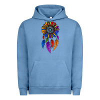 Pigment Pebble Blue pride sunflower dreamcatcher Urban Hoodie - JahusDesignShop