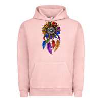 Pigment Salmon pride sunflower dreamcatcher Urban Hoodie - JahusDesignShop