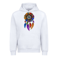 White pride sunflower dreamcatcher Urban Hoodie - JahusDesignShop