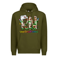 Army Green rn registered nurse Premium Hoodie - CowhideDigitalArt