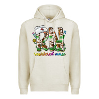 Oatmeal Heather rn registered nurse Premium Hoodie - CowhideDigitalArt