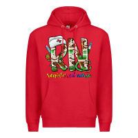 Red rn registered nurse Premium Hoodie - CowhideDigitalArt