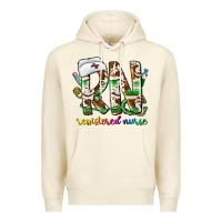 Sandshell rn registered nurse Premium Hoodie - CowhideDigitalArt