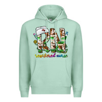 Seafoam rn registered nurse Premium Hoodie - CowhideDigitalArt