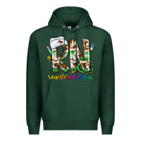 Sports Green rn registered nurse Premium Hoodie - CowhideDigitalArt