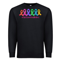 Black fight cancer in all colors Premium Sweatshirt - AdoDesignShop