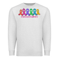 Oatmeal Heather fight cancer in all colors Premium Sweatshirt - AdoDesignShop