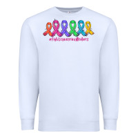 White fight cancer in all colors Premium Sweatshirt - AdoDesignShop