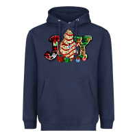 Navy joy with christmas tree cake ado Heavyweight Hoodie - AdoDesignShop