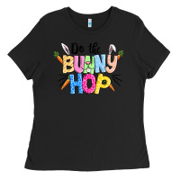 Do The Bunny Hop Easter Ladies Tee | Teevron
