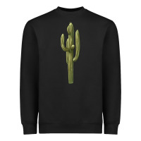 Black cactus Heavyweight Sweatshirt - BarkalooDesign