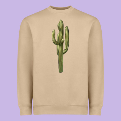 Cactus Heavyweight Sweatshirt Designed By Barkaloodesign