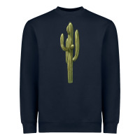 Navy cactus Heavyweight Sweatshirt - BarkalooDesign