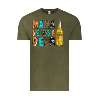 Vintage Olive Mama Needs a Beer Vintage Tee - CowCowDesign