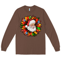 Chestnut santa claus with sunflower christmas bbs Long Sleeve Tee - BundleAndBundleShop