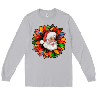 Moon Dust santa claus with sunflower christmas bbs Long Sleeve Tee - BundleAndBundleShop