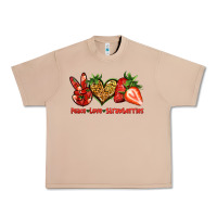 Burro peace love strawberries Urban Heavy Tee - Jasminsmagicworld