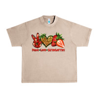 French Oak peace love strawberries Urban Heavy Tee - Jasminsmagicworld