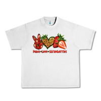 Lunar Rock peace love strawberries Urban Heavy Tee - Jasminsmagicworld