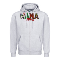 Nana Claus Zipper Hoodie | Teevron