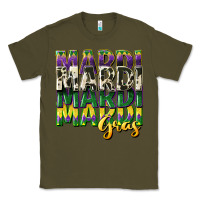 Army Green cowhide mardi gras Classic Tee - CowGirlArtShop