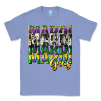 Colony Blue cowhide mardi gras Classic Tee - CowGirlArtShop