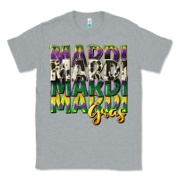 Heather Grey cowhide mardi gras Classic Tee - CowGirlArtShop