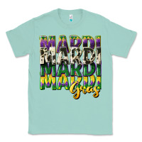 Seafoam cowhide mardi gras Classic Tee - CowGirlArtShop
