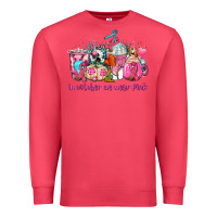 Cardinal western cancer  in october we wear pink coffee cups with ribbons Premium Sweatshirt - AdoDesignShop
