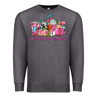 Charcoal Heather western cancer  in october we wear pink coffee cups with ribbons Premium Sweatshirt - AdoDesignShop