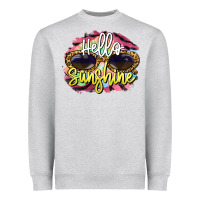 Heather Grey hello sunshine Heavyweight Sweatshirt - BarkalooDesign