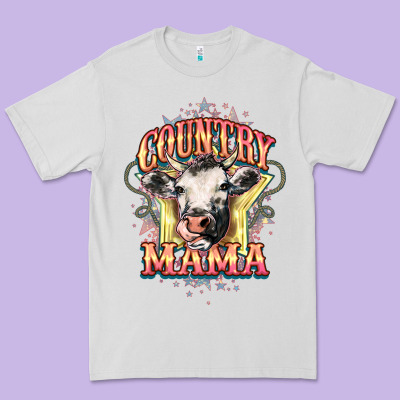 Country Mama Premium Tee Designed By Howdyjamesfarm