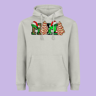 Mama With Christmas Tree Cake Ado Heavyweight Hoodie Designed By Adodesignshop