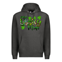 Charcoal Heather St. Patrick's Day One Lucky Mini Premium Hoodie - RanaPortraitStore