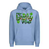 Colony Blue St. Patrick's Day One Lucky Mini Premium Hoodie - RanaPortraitStore