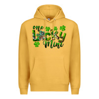 Mustard St. Patrick's Day One Lucky Mini Premium Hoodie - RanaPortraitStore