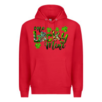 Red St. Patrick's Day One Lucky Mini Premium Hoodie - RanaPortraitStore
