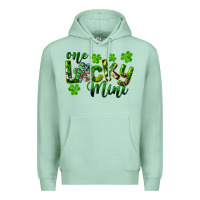 Seafoam St. Patrick's Day One Lucky Mini Premium Hoodie - RanaPortraitStore