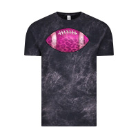 Cloud Black american football pink Vintage Tee - CowCowDesign