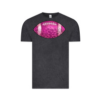 Vintage Black american football pink Vintage Tee - CowCowDesign