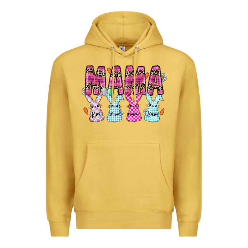 Easter Day Mama Premium Hoodie by CowhideDigitalArt | Teevron