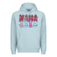 Blue Mist easter day mama Premium Hoodie - CowhideDigitalArt
