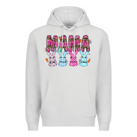 Dove Grey easter day mama Premium Hoodie - CowhideDigitalArt
