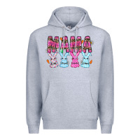 Heather Grey easter day mama Premium Hoodie - CowhideDigitalArt