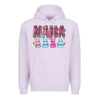 Lilac easter day mama Premium Hoodie - CowhideDigitalArt