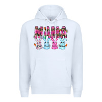 White easter day mama Premium Hoodie - CowhideDigitalArt